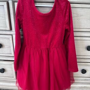 Cat & Jack Glittery Red Garment